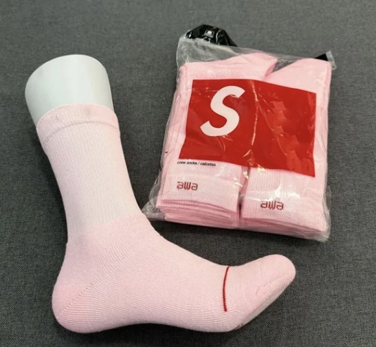 Pink Supreme socks