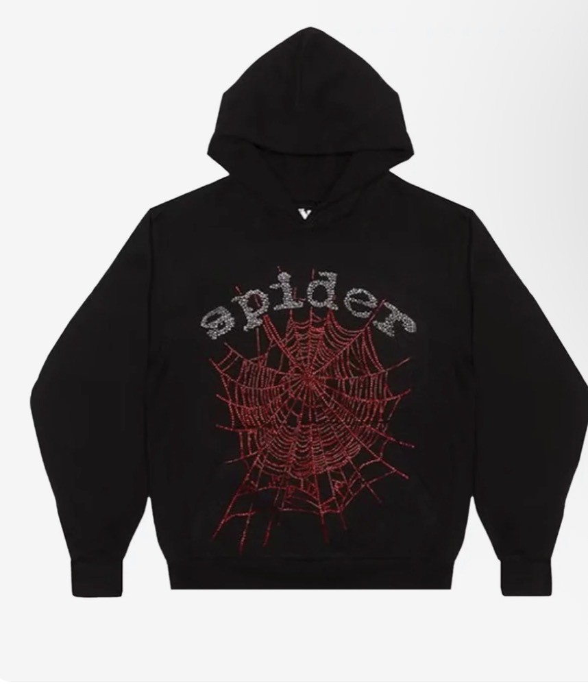 Black / Red Rhinestone