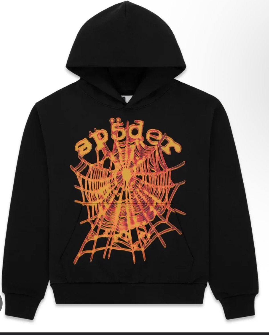 Black / Orange Fire Web